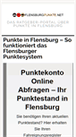 Mobile Screenshot of flensburgpunkte.net